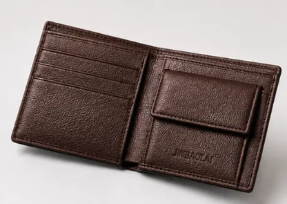 Portefeuille cuir marron