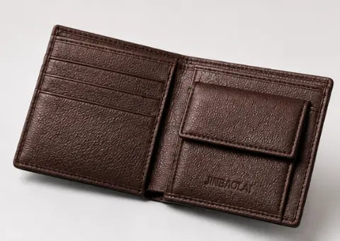 Portefeuille cuir marron